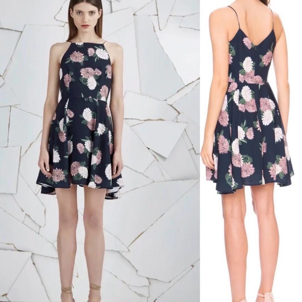 Keepsake The Label Floral Dress Fit And Flare Skater Mini Size Medium - Picture 13 of 13
